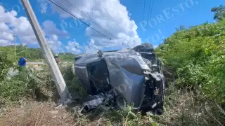 El conductor no presentaba lesiones de gravedad, solo golpes y crisis nerviosa