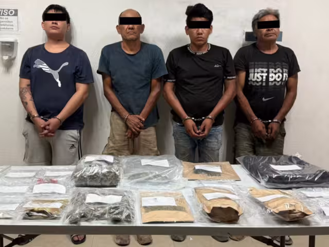 Fueron nueve personas detenidas por narcomenudeo las que presentó la Fiscalía.