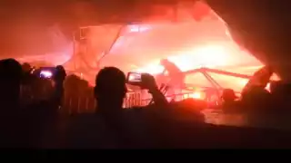 Así fue el momento exacto en que se desplomó el templete en el evento de Jorge Álvarez Máynez que dejó nueve muertos