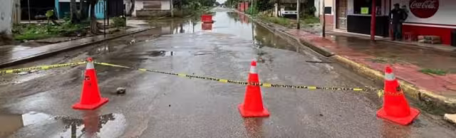 Así luce la vialidad actualmente en Lázaro Cárdenas
