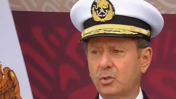 Almirante José rafael ojeda Durán, titular de la Secretaría de Marina
