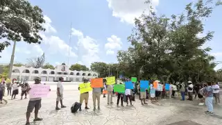 Vendedores ambulantes protestan en Benito Juárez por restricciones al comercio