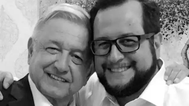 Presidente de México, Andrés Manuel López Obrador y su hijo José Ramón López Beltrán