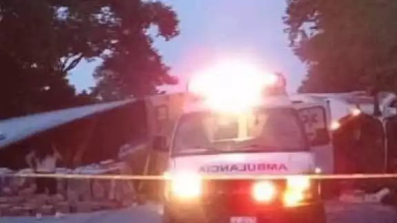 El accidente generó caos vehicular El accidente generó caos vehicular