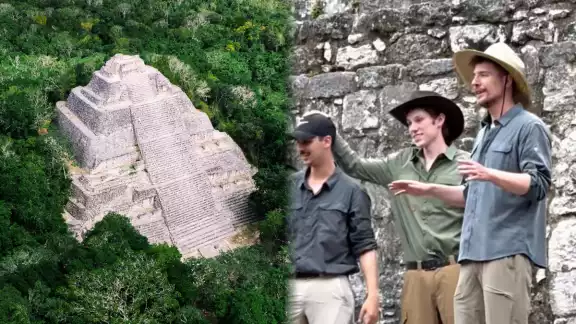 Mr. Beast visitó la zona arqueológica de Calakmul, en Campeche, junto a su equipo de producción Mr. Beast visitó la zona arqueológica de Calakmul, en Campeche, junto a su equipo de producción