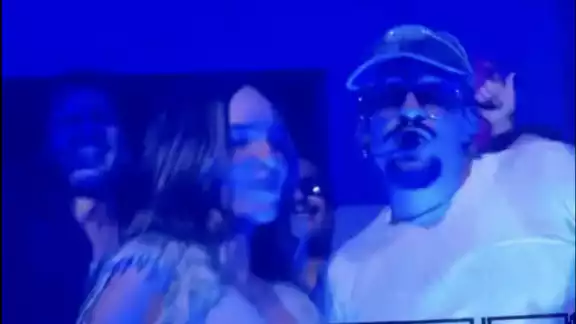 Belinda y Bad Bunny en concierto Belinda y Bad Bunny en concierto