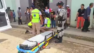 Mujer resulta lesionada tras ser embestida por motociclista bajo influjo del alcohol