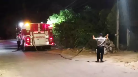 El Cuerpo de Bomberos atendió el reporte en José María Morelos