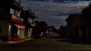 Las calles estuvieron durante horas completamente en la oscuridad.
