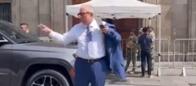 Rubén Rocha Moya, gobernador de Sinaloa a su llegada a Palacio Nacional