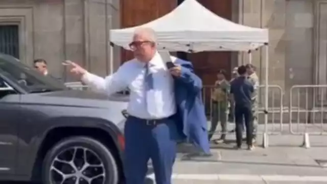 Rubén Rocha Moya, gobernador de Sinaloa a su llegada a Palacio Nacional