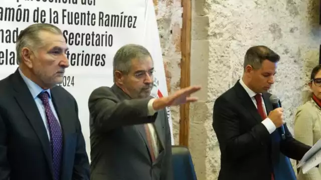 Juan Ramón de la Fuente expuso su visión como canciller ante el Senado de la República