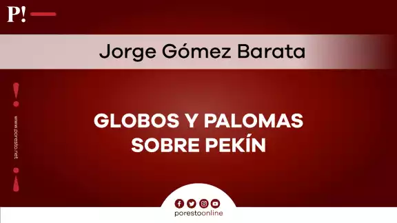 Globos y palomas sobre Pekín Globos y palomas sobre Pekín