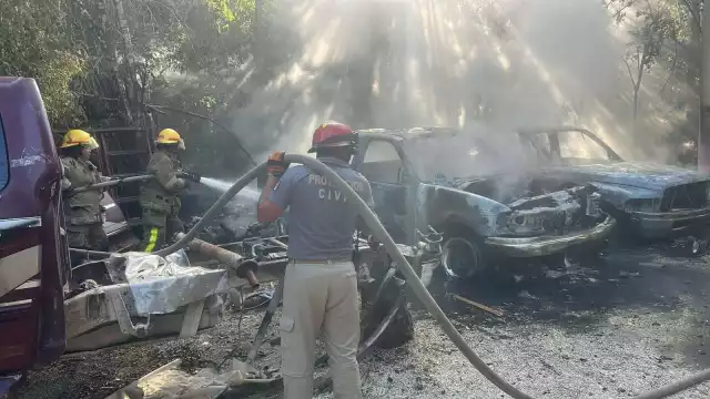 Los coches fueron declarados como pérdida total