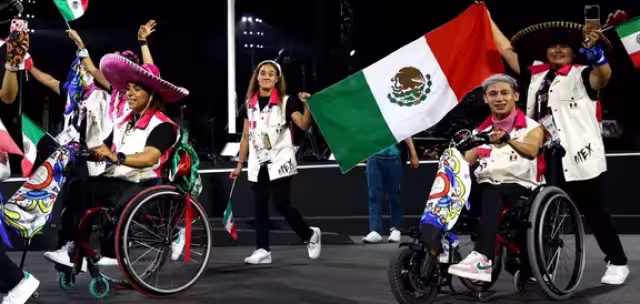 La delegación mexicana se hizo presente