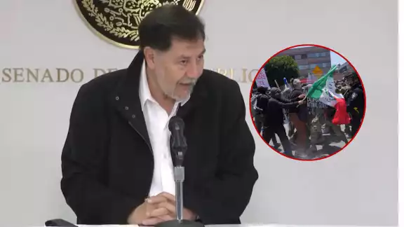 Gerardo Fernández Noroña condenó las redadas migratorias en Los Ángeles y respaldó la postura de Claudia Sheinbaum. Gerardo Fernández Noroña condenó las redadas migratorias en Los Ángeles y respaldó la postura de Claudia Sheinbaum.