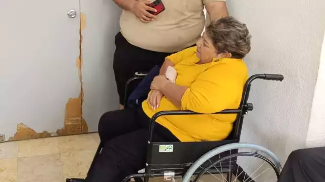 La usuaria Ligia Pat Fernández sufrió un accidente laboral, al acudir al hospital no fue atendida de manera pronta