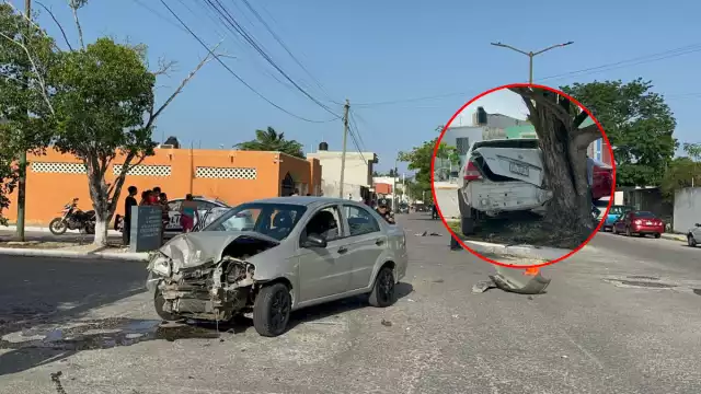 Fuerte accidente de tránsito en la avenida Porfirio Díaz deja daños y una menor atendida