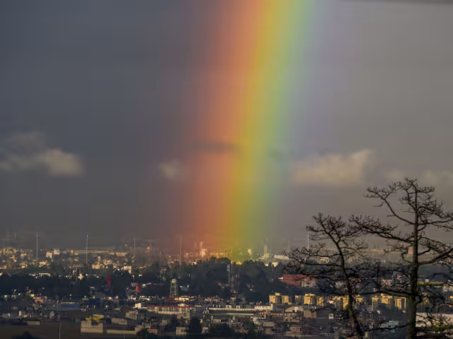 Doble arcoíris: un raro fenómeno fue el que ocurrió este 15 de agosto de 2025 en CDMX y Campeche.