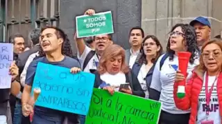 Protesta en la Suprema Corte: Trabajadores bloquean acceso en rechazo a la reforma judicial