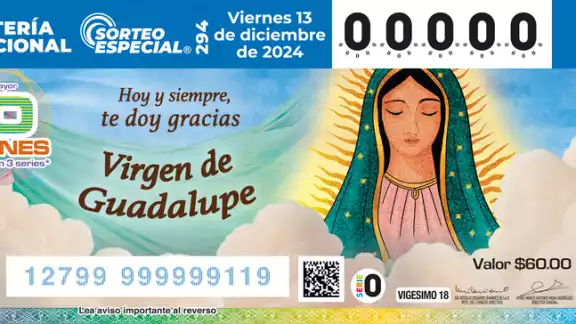El boleto conmemorativo de este 12 de diciembre El boleto conmemorativo de este 12 de diciembre