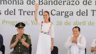  "Gracias por el compromiso y el cariño que le tiene a Yucatán": Joaquín Díaz Mena da la bienvenida a Claudia Sheinbaum  