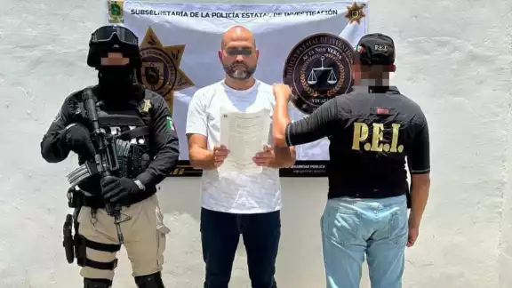 El hombre fue detenido por la SSP Yucatán El hombre fue detenido por la SSP Yucatán