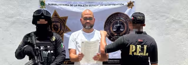 El hombre fue detenido por la SSP Yucatán