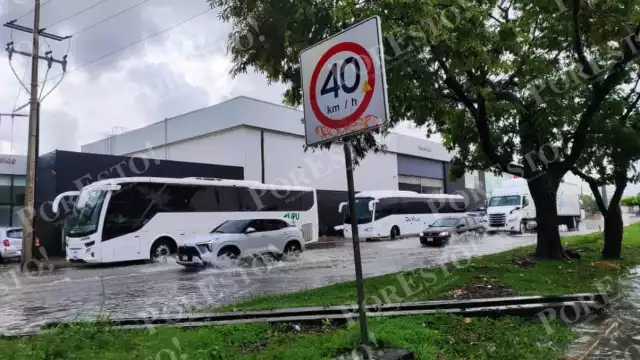 Las lluvias comenzaron desde la mañana, retomando su fuerza después del medio día