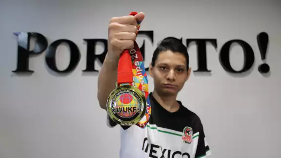 Para Miguel Erosa, su meta es lograr el segundo nivel de cinta negra y estar en el próximo Mundial Para Miguel Erosa, su meta es lograr el segundo nivel de cinta negra y estar en el próximo Mundial