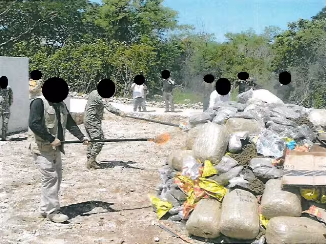 Entre los narcóticos que se incineraron predominó la marihuana.