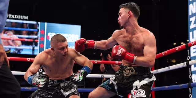 Acciones de la pelea en Estados Unidos este sábado