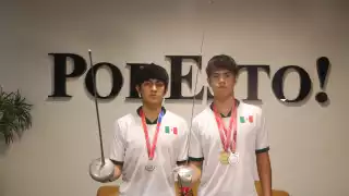 Yucatecos apuntan a lo alto: Santiago Delgado y Danilo Díaz sueñan en conquistar el Mundial de esgrima