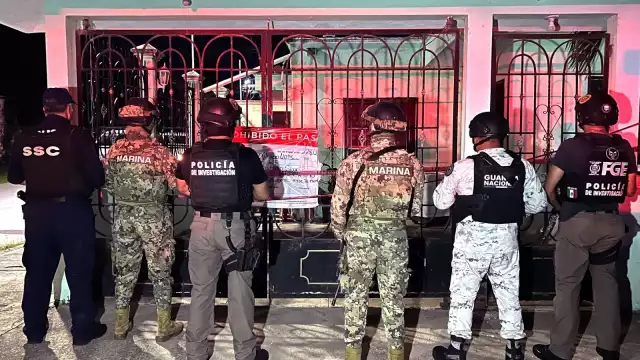 El segundo cateo se realizó en una vivienda ubicada en la colonia Barrio Bravo