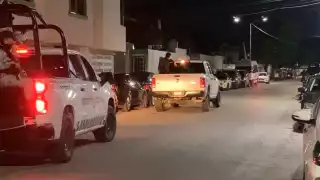 Autoridades realizaron un cateo en la colonia Fidel Velázquez, en San Francisco de Campeche.