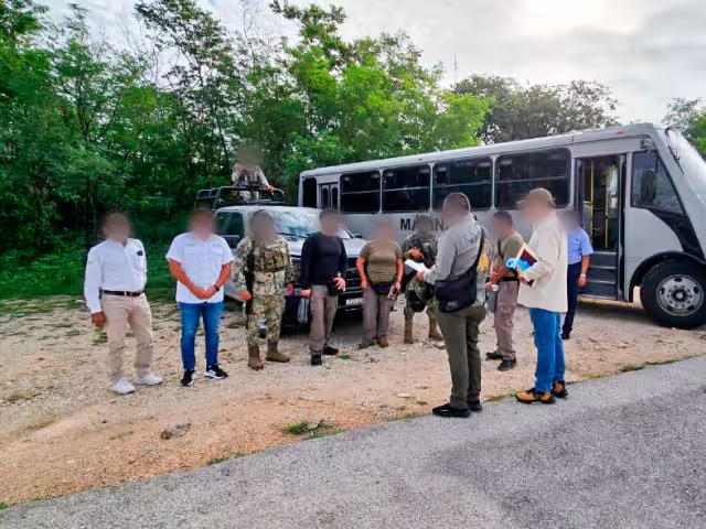Elementos de diferentes dependencias federales acudieron a la zona dañada.