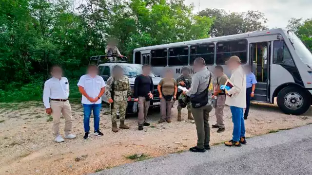 Elementos de diferentes dependencias federales acudieron a la zona dañada.