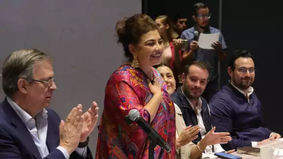 Clara Brugada, candidata de Sigamos Haciendo Historia en CDMX Clara Brugada, candidata de Sigamos Haciendo Historia en CDMX