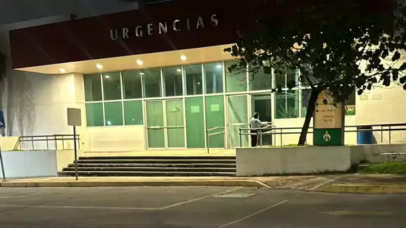El herido fue trasladado de urgencia al hospital