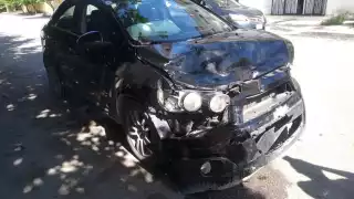Fuerte accidente deja a motociclista gravemente herido en la colonia Ejido de Cancún