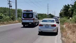 Dos heridos de gravedad deja reventón de neumático en Ciudad del Carmen