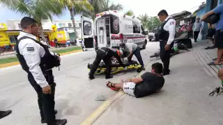 Ciudad del Carmen: Ocasiona fractura a motociclista y huye del lugar 