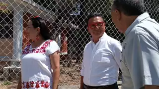 Candidatos a la Alcaldía de Campeche, acuden a emitir su voto 