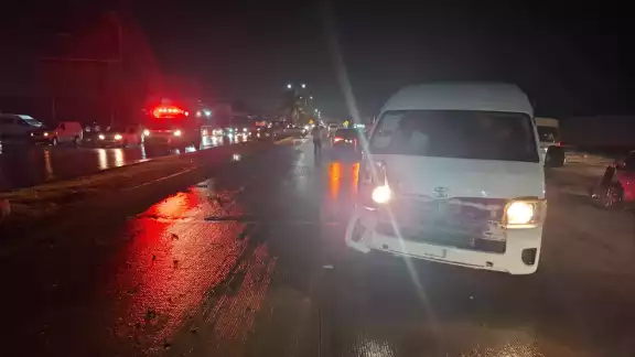 Sobre el boulevard cuatro vehículos se vieron afectados Sobre el boulevard cuatro vehículos se vieron afectados
