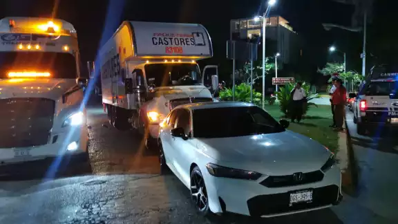 Las unidades bloquearon el carril izquierdo