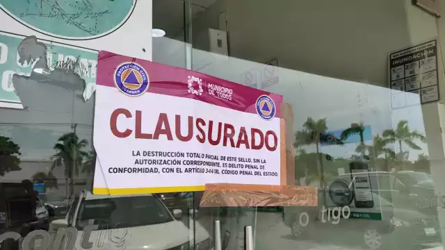 Los sellos de clausura seguirán en las instalaciones
