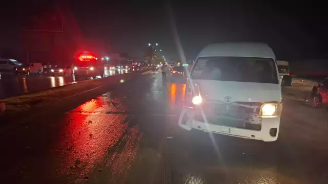 Sobre el boulevard cuatro vehículos se vieron afectados