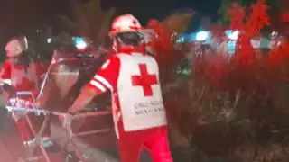 Motociclista termina grave tras chocar contra volquete en Calakmul 