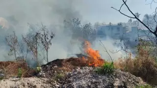 Personas en situación de calle responsables de algunos incendios en terrenos baldíos de Campeche