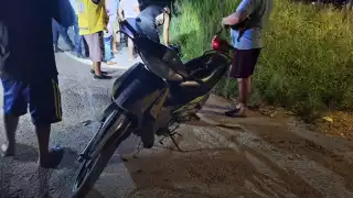 Choque de motocicletas en Felipe Carrillo Puerto deja un lesionado